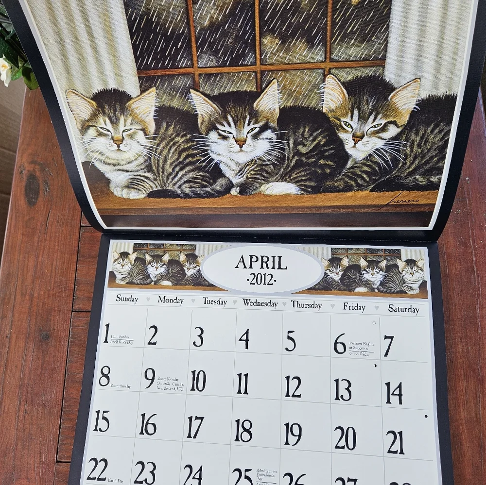 2012 American Cat Calendar Twenty Fifth Edition Lowell Herrero